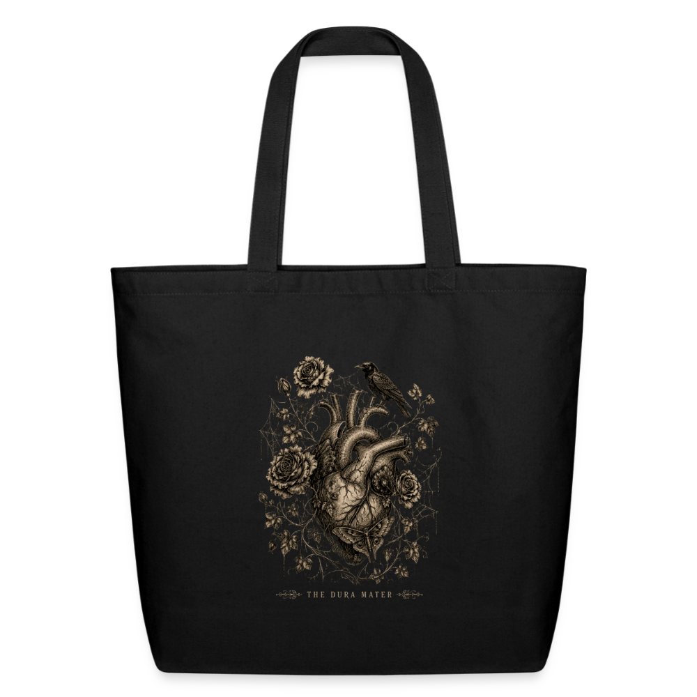 Dura Mater Full Heart Tote - black