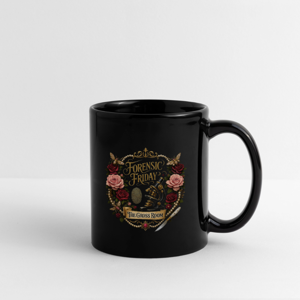 Forensic Friday Mug - black