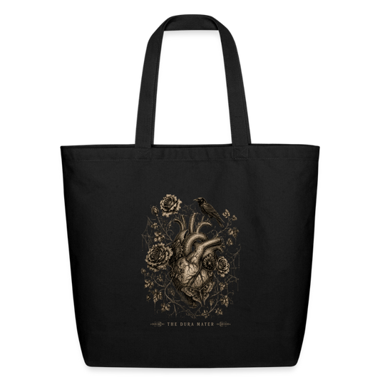 Dura Mater Full Heart Tote - black