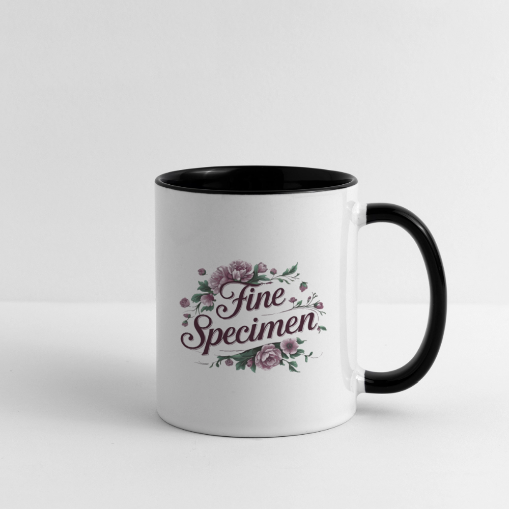 Fine Specimen Mug - white/black
