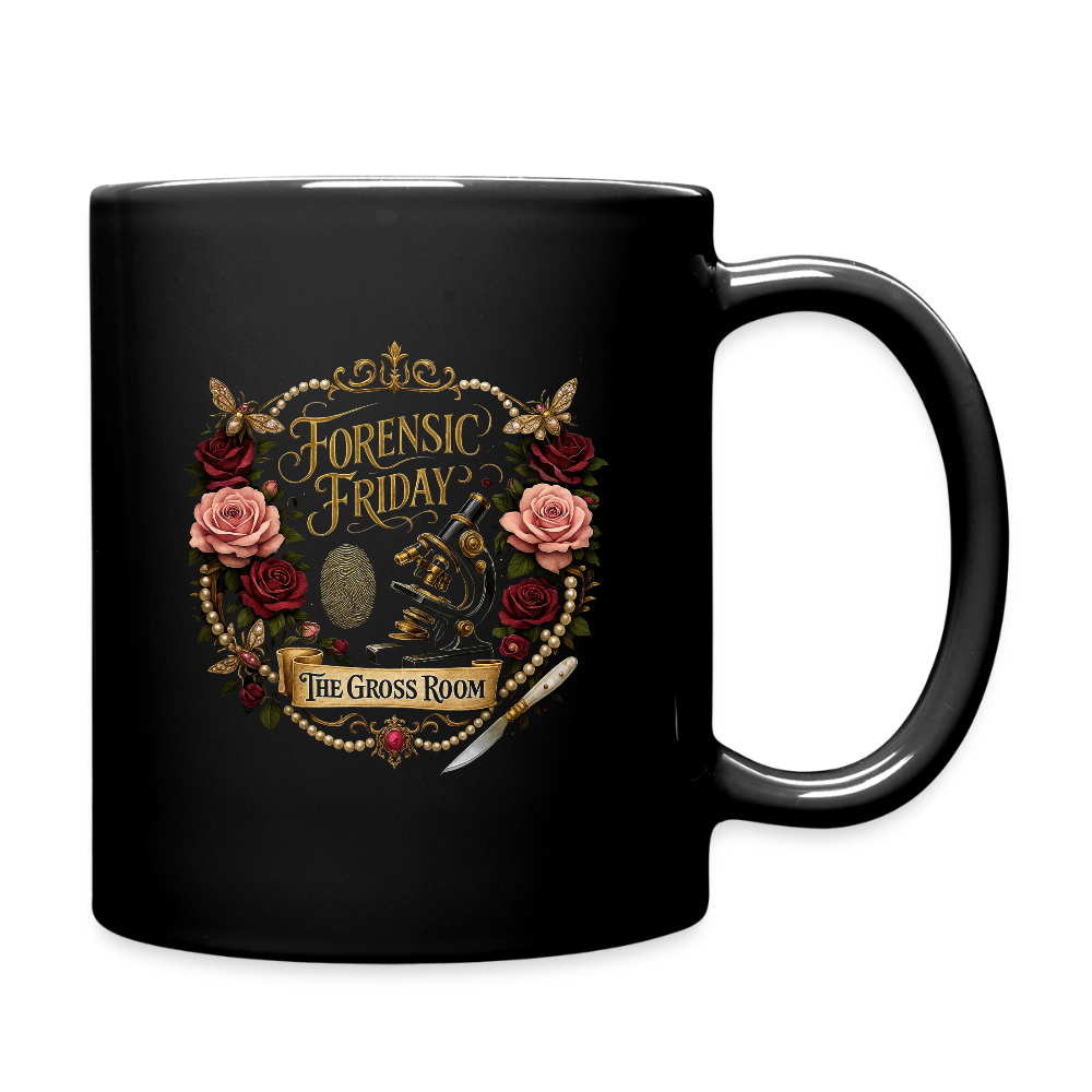 Forensic Friday Mug - black
