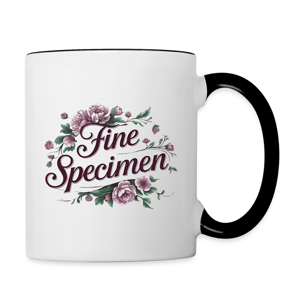 Fine Specimen Mug - white/black