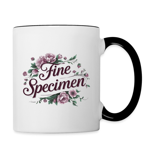 Fine Specimen Mug - white/black