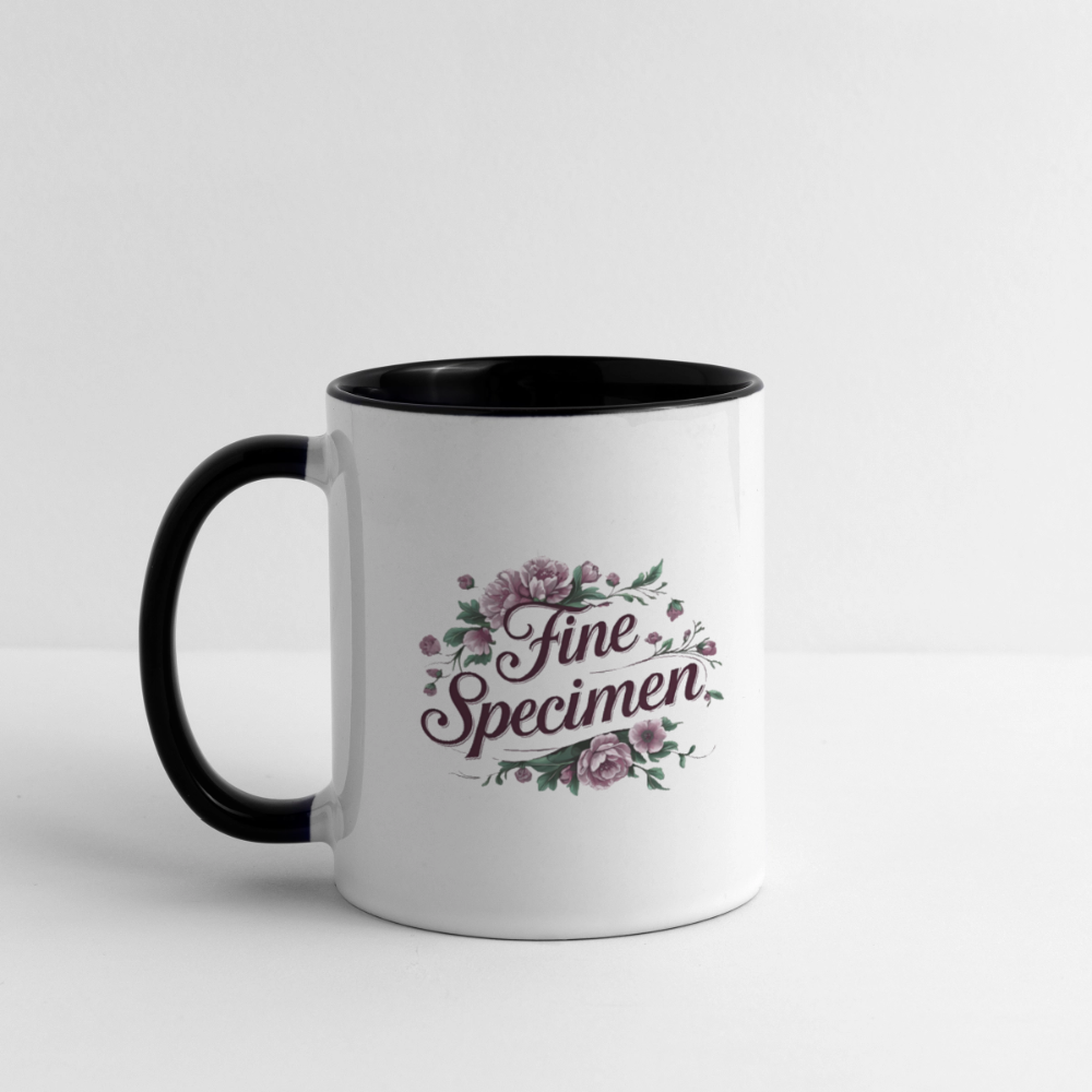 Fine Specimen Mug - white/black