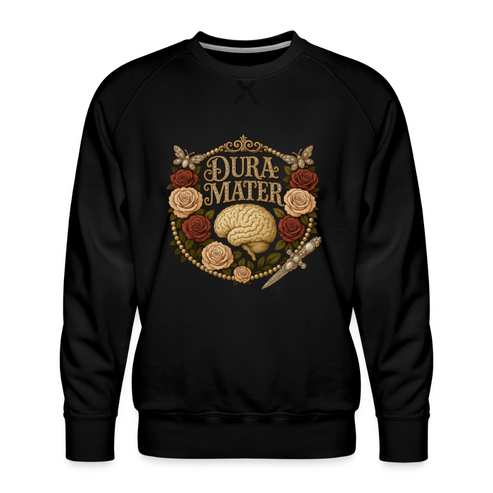 Dura Mater Floral Crewneck - black