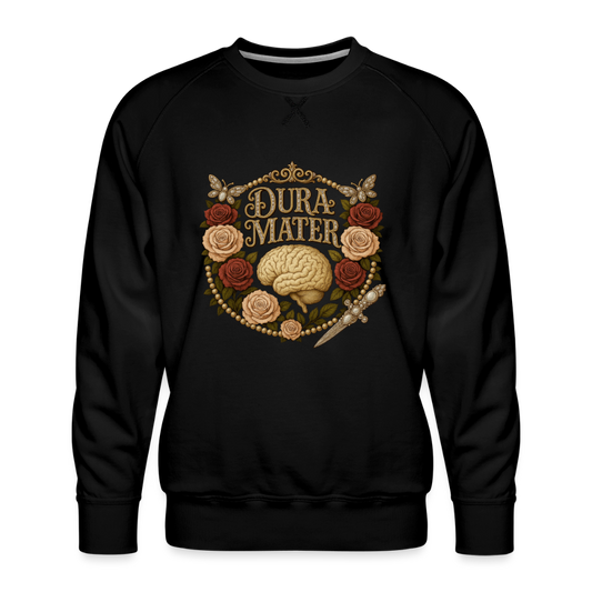 Dura Mater Floral Crewneck - black
