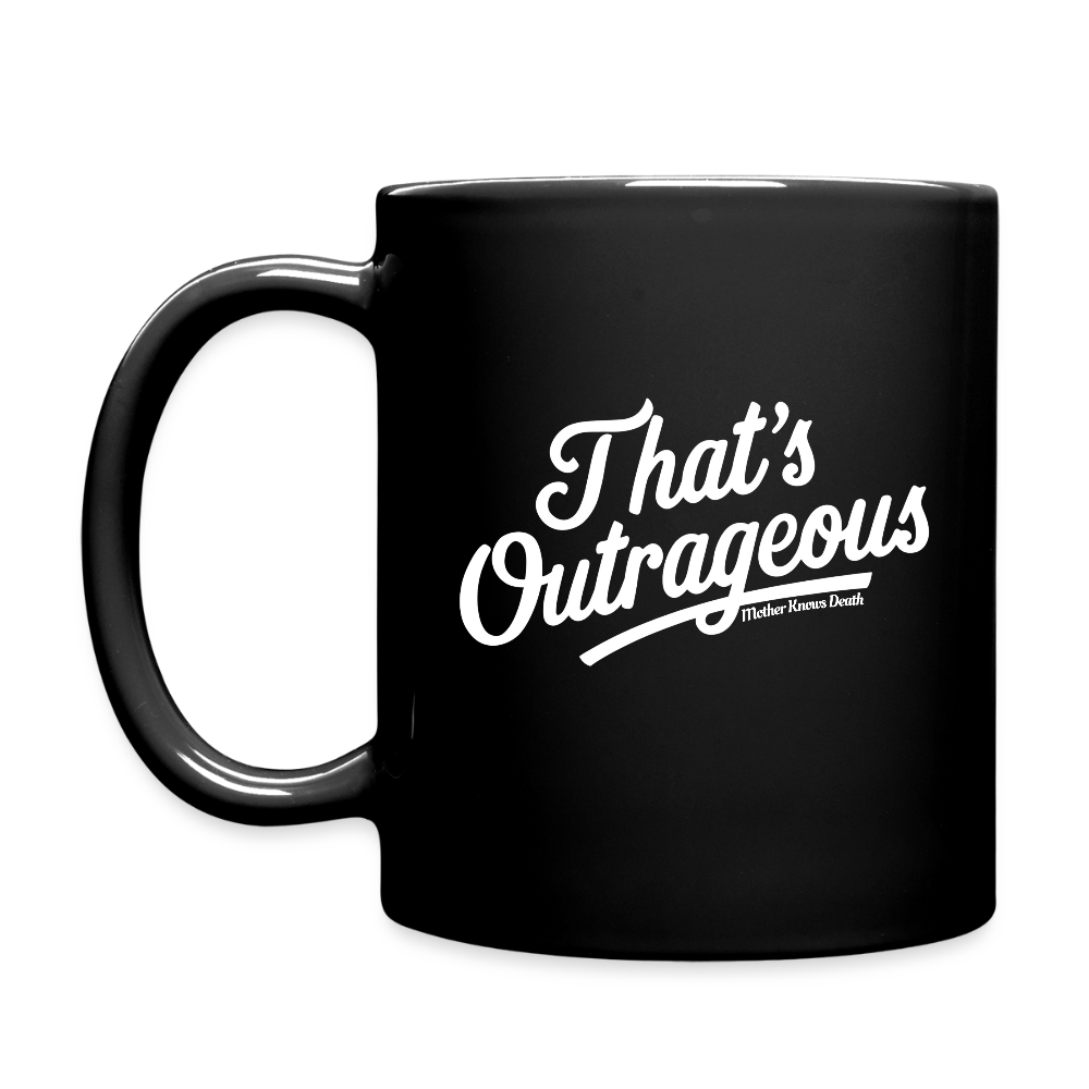 Outrageous Mug - black
