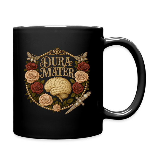 Dura Mater Floral Mug - black