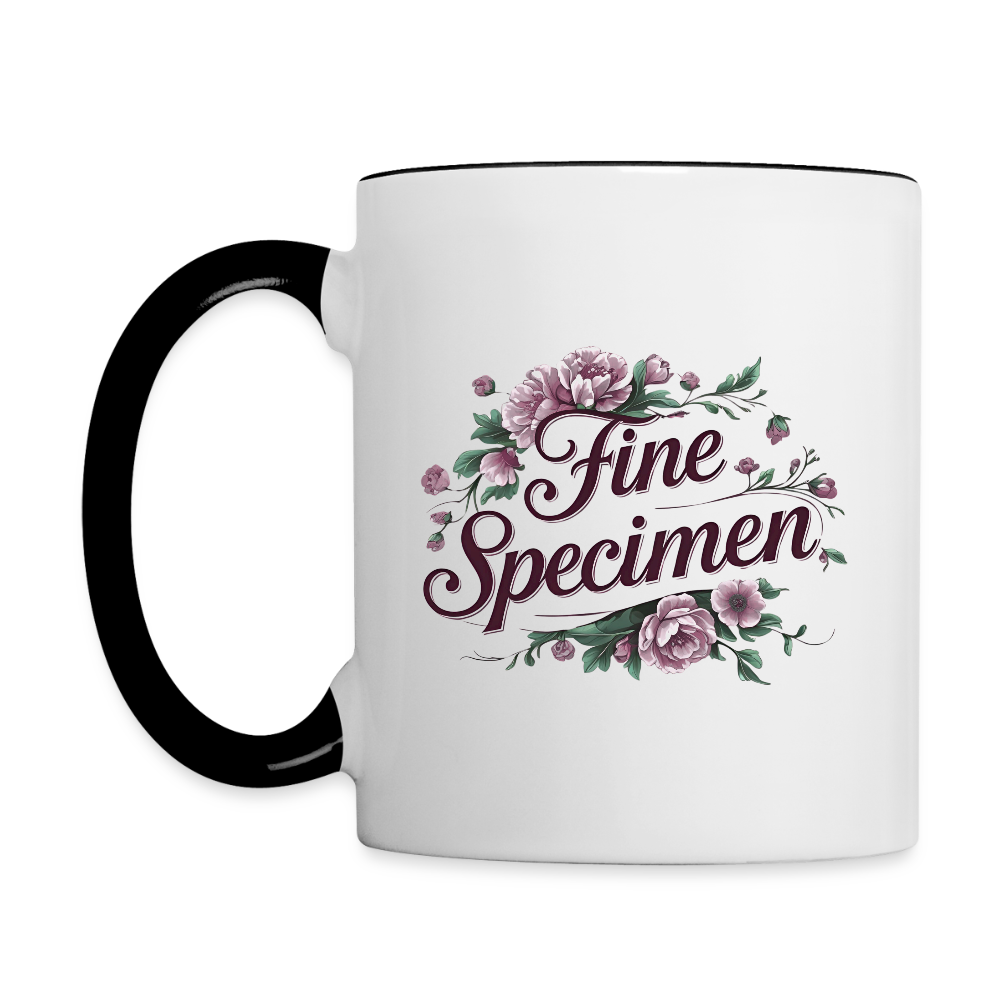 Fine Specimen Mug - white/black