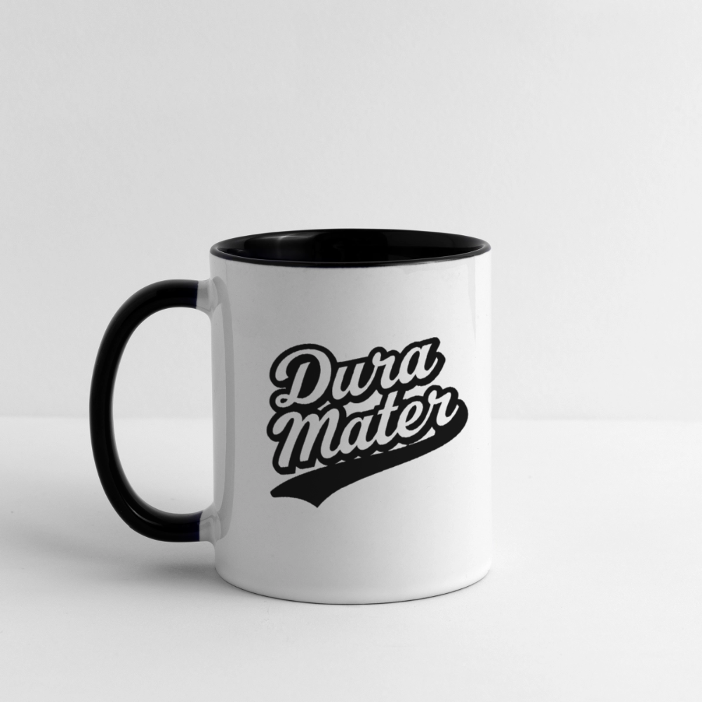 Dura Mater Baseball Mug - white/black
