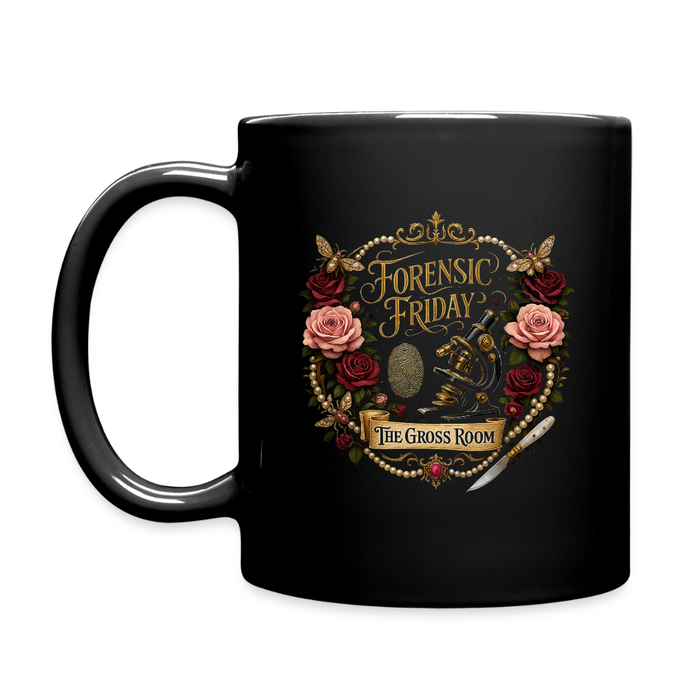 Forensic Friday Mug - black