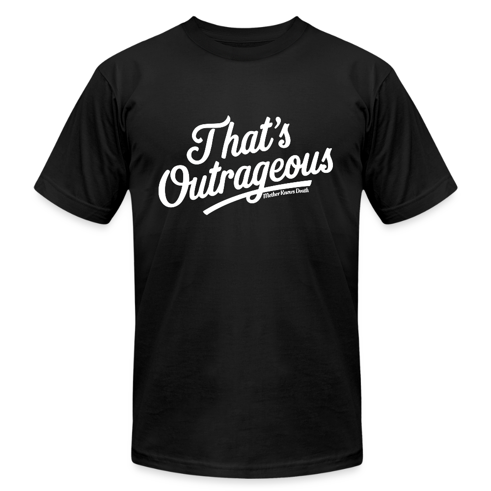 Outrageous Tee - black