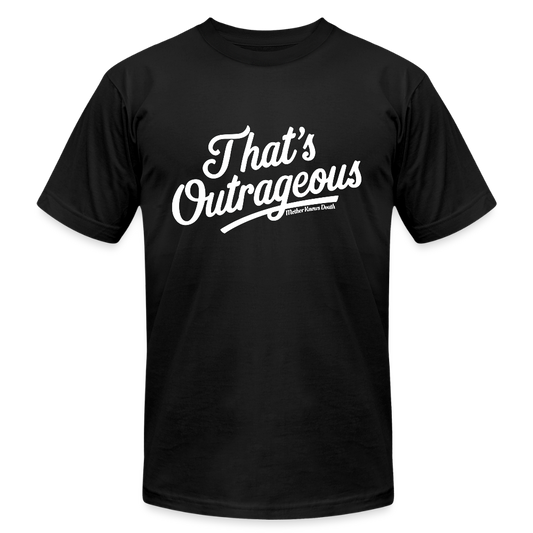 Outrageous Tee - black