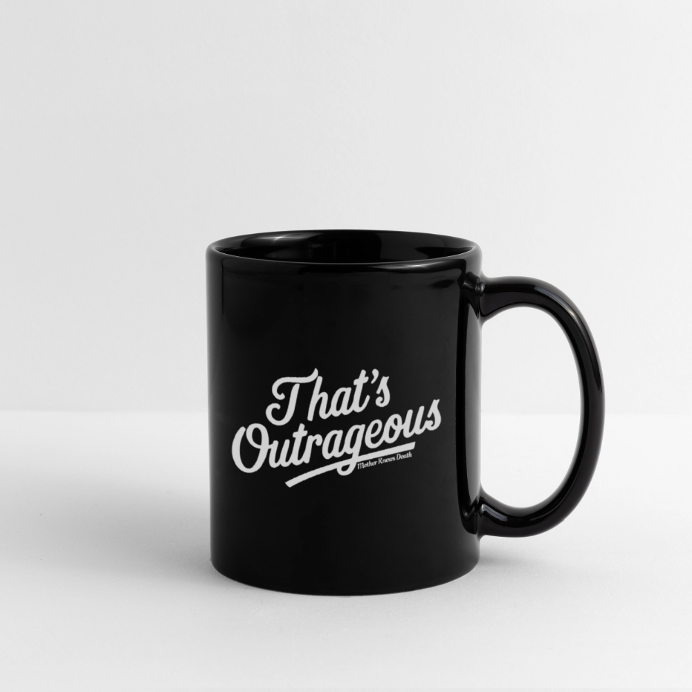 Outrageous Mug - black