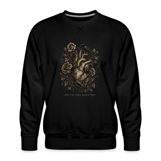 Dura Mater Full Heart Crewneck - black