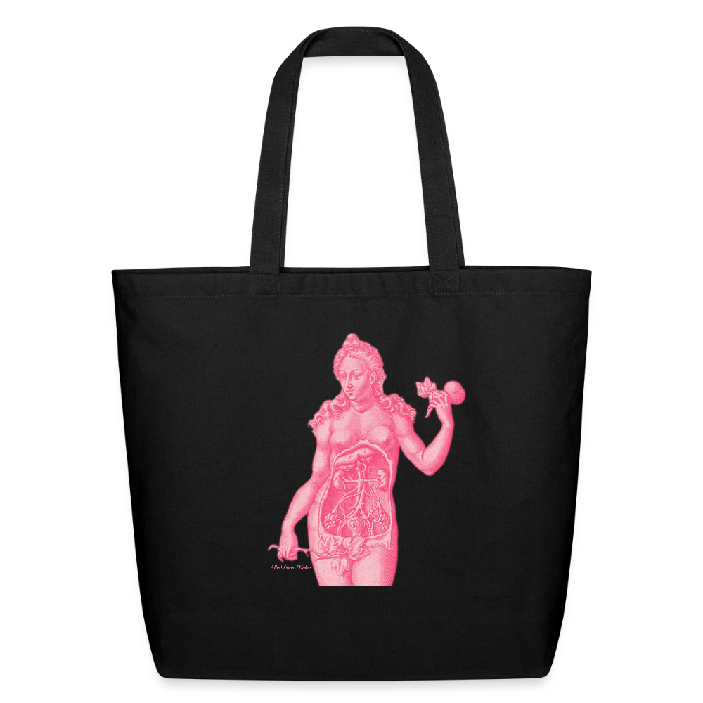 Book Cover Tote Bag - black