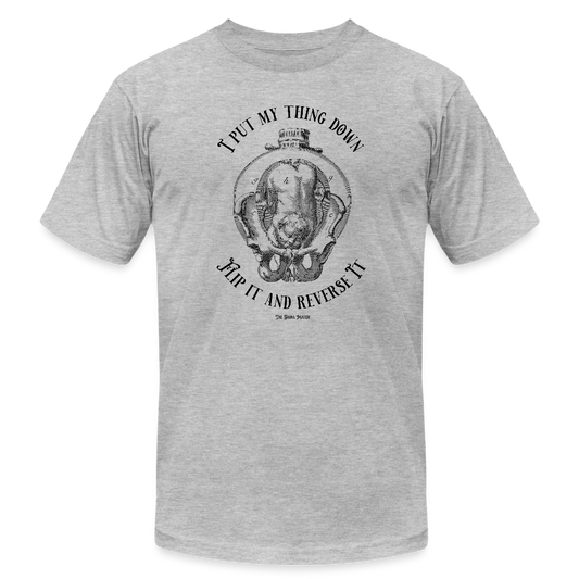 Flip It & Reverse It Tee - heather gray