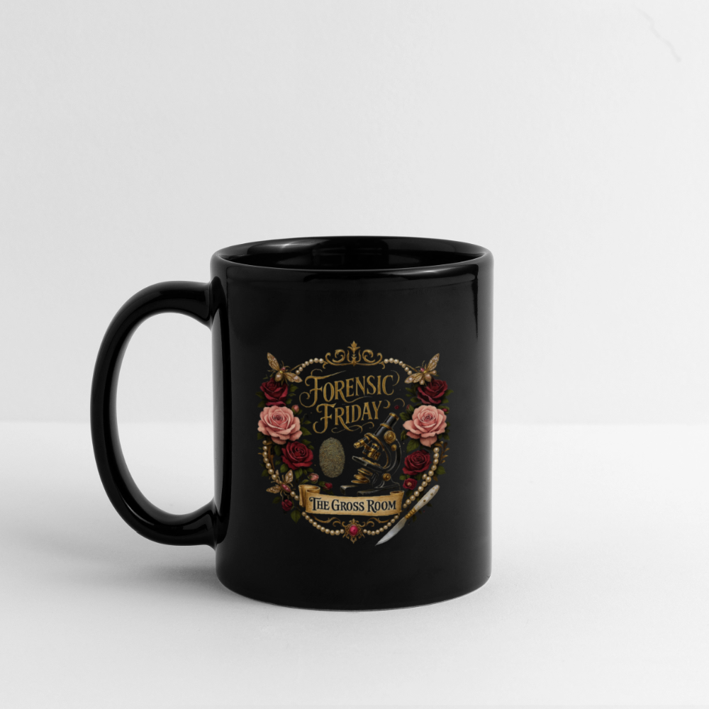 Forensic Friday Mug - black