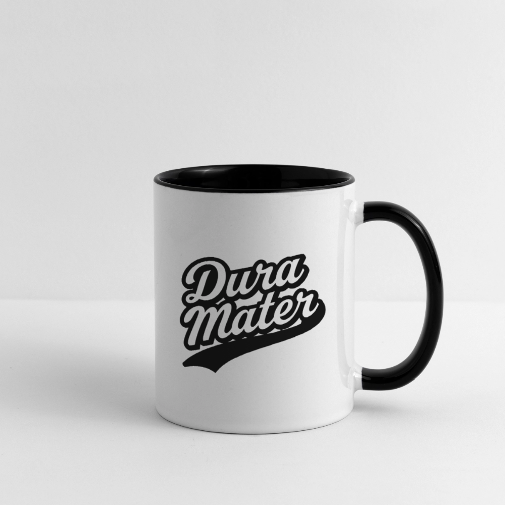 Dura Mater Baseball Mug - white/black