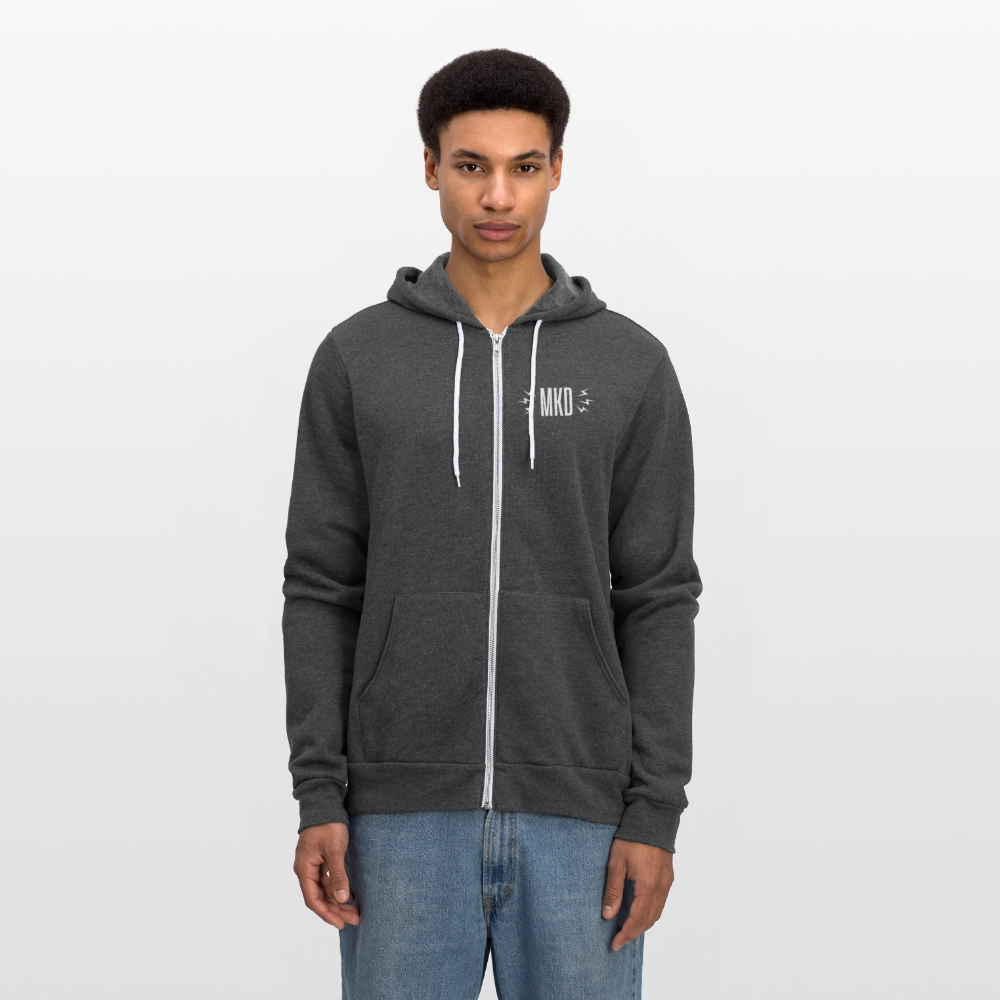 MKD Bolts Hoodie - charcoal grey