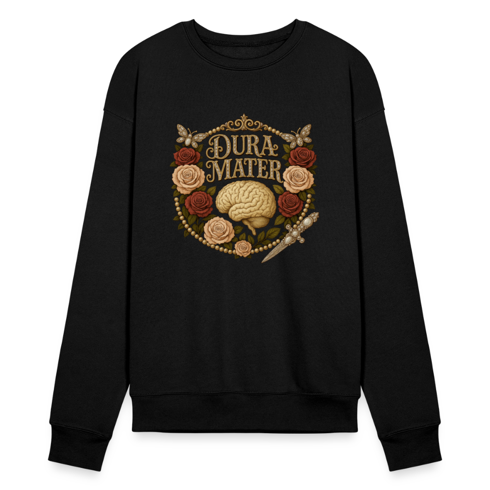 Dura Mater Floral Crewneck - black