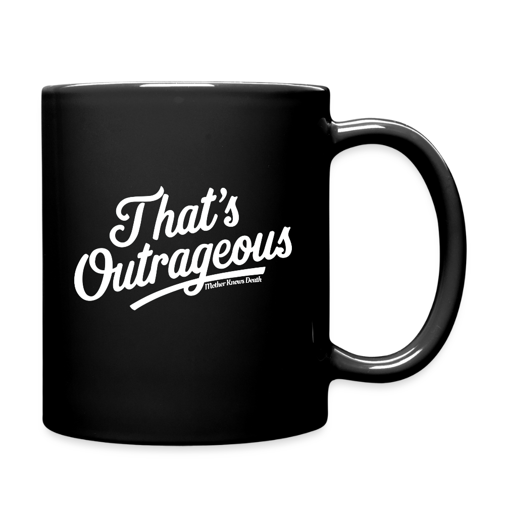 Outrageous Mug - black